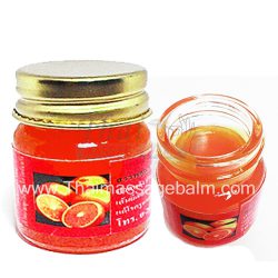 orange massage balm